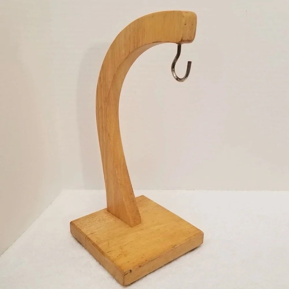Vintage Kamenstein Wood Banana Holder Stand Retro Countertop Fruit Kitchen Decor